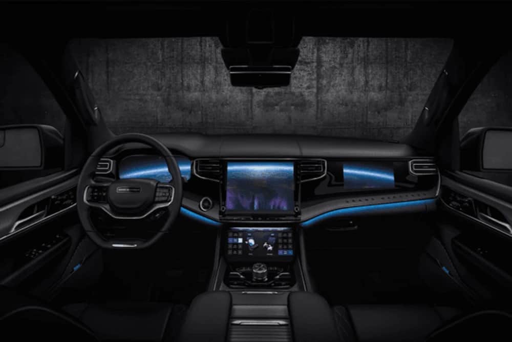 Onboard technologies — Uconnect 5 NAV screens and touch controls
